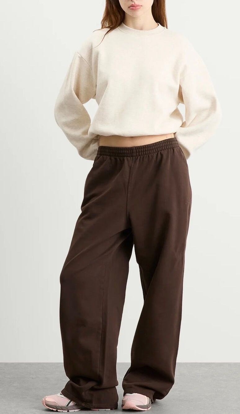 SKIMS BOYFRIEND FLEECE BAGGY SWEATPANT
